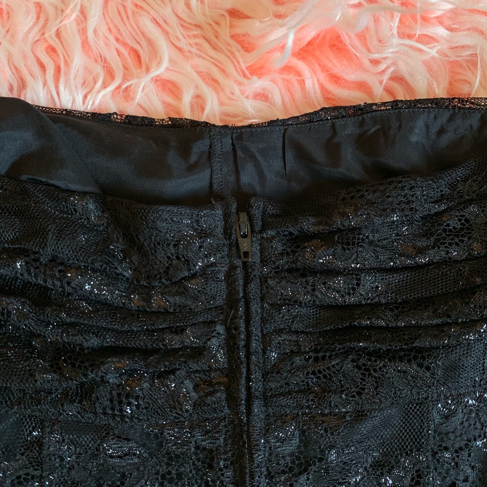 THE LIMITED black lace strapless zip up top NWT - Picture 13 of 16